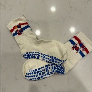 Patriotic Star Patterned Socks